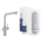 Bateria kuchenna z filtrem stojąca supersteel 31454DC1 Grohe Blue zdj.1