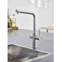 Bateria kuchenna z filtrem stojąca supersteel 31454DC1 Grohe Blue zdj.7