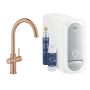 Bateria kuchenna z filtrem stojąca brushed warm sunset 31455DL1 Grohe Blue zdj.1