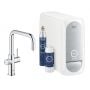 Zestaw startowy z baterią kuchenną stojąca starlight chrome 31456001 Grohe Blue zdj.1