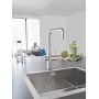 Zestaw startowy z baterią kuchenną stojąca starlight chrome 31456001 Grohe Blue zdj.3