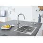 Bateria kuchenna z filtrem stojąca supersteel 31541DC0 Grohe Blue zdj.4