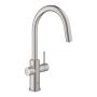 Bateria kuchenna z filtrem stojąca supersteel 31541DC0 Grohe Blue zdj.5