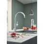 Bateria kuchenna stojąca chrom 31723000 Grohe Blue zdj.8