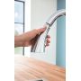 Bateria kuchenna stojąca starlight chrome 32294002 Grohe Zedra zdj.5