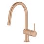 Bateria kuchenna stojąca brushed warm sunset 32321DL2 Grohe Minta zdj.4