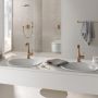 Bateria umywalkowa stojąca brushed warm sunset 32628DL1 Grohe Essence zdj.4