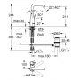 Bateria umywalkowa stojąca złota 32628GL1 Grohe Essence zdj.2