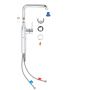 Bateria umywalkowa stojąca starlight chrome 32901001 Grohe Essence New zdj.5