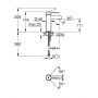 Bateria umywalkowa stojąca chrom 34294001 Grohe Essence zdj.2
