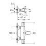 Bateria wannowo-prysznicowa ścienna termostatyczna chrom 34567000 Grohe Grohtherm 800 zdj.2