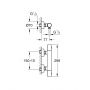 Bateria prysznicowa ścienna termostatyczna starlight chrome 34765000 Grohe Grohtherm 800 Cosmopolitan zdj.2