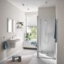 Bateria prysznicowa ścienna termostatyczna chrom 34840000 Grohe Precision zdj.9