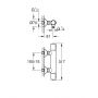 Bateria prysznicowa ścienna termostatyczna chrom 34840000 Grohe Precision zdj.2