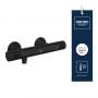 Bateria prysznicowa ścienna z termostatem czarna 348402430 Grohe Precision Flow zdj.6