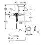 Bateria umywalkowa stojąca elektroniczna chrom 36451000 Grohe BauCosmopolitan zdj.2