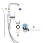 Bateria umywalkowa stojąca chrom 23462001 Grohe Essence zdj.9