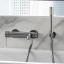 Bateria wannowo-prysznicowa ścienna brushed hard graphite 33624AL1 Grohe Essence zdj.6