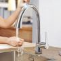 Bateria kuchenna stojąca starlight chrome 30219002 Grohe Zedra zdj.9