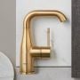 Bateria umywalkowa stojąca złota 23462GN1 Grohe Essence zdj.7
