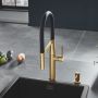 Bateria kuchenna stojąca brushed cool sunrise 30294GN0 Grohe Essence zdj.6