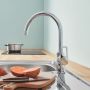 Bateria kuchenna stojąca starlight chrome 31368001 Grohe Bauloop zdj.5