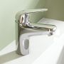 Bateria umywalkowa stojąca chrom 24317001 Grohe Swift zdj.6