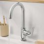 Bateria umywalkowa stojąca starlight chrome 24330001 Grohe Swift zdj.8