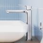 Bateria umywalkowa stojąca chrom 1018920000 Grohe Dice zdj.7