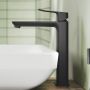 Bateria umywalkowa stojąca czarna 1018922430 Grohe Dice zdj.7