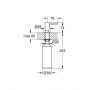 Dozownik do płynów starlight chrome 40535000 Grohe Cosmopolitan zdj.2