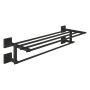 Grohe Start Cube półka z relingiem na ręcznik czarny mat 410992430 zdj.1
