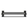 Grohe Start Cube półka z relingiem na ręcznik czarny mat 410992430 zdj.4