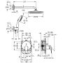 Zestaw prysznicowy podtynkowy z deszczownicą chrom 25293000 Grohe Start Edge zdj.2