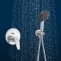 Zestaw prysznicowy podtynkowy z deszczownicą chrom 25293000 Grohe Start Edge zdj.6