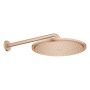 Deszczownica z ramieniem 31x31 cm okrągła brushed warm sunset 26066DL0 Grohe Rainshower zdj.3