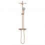 Zestaw prysznicowy ścienny termostatyczny z deszczownicą brushed warm sunset 26075DL0 Grohe Euphoria zdj.3