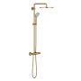 Zestaw prysznicowy ścienny termostatyczny z deszczownicą brushed cool sunrise 26075GN0 Grohe Euphoria zdj.1