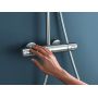 Zestaw prysznicowy ścienny termostatyczny z deszczownicą starlight chrome 26400001 Grohe Vitalio Joy zdj.6