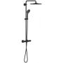 Zestaw prysznicowy ścienny termostatyczny z deszczownicą czarny 264002431 Grohe Vitalio Joy zdj.1
