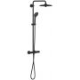 Zestaw prysznicowy ścienny termostatyczny z deszczownicą czarny 264032432 Grohe Vitalio Joy zdj.1