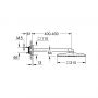 Deszczownica z ramieniem 31x31 cm kwadratowa brushed hard graphite 26479AL0 Grohe Rainshower zdj.2
