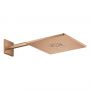 Deszczownica z ramieniem 31x31 cm kwadratowa brushed warm sunset 26479DL0 Grohe Rainshower zdj.1