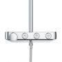 Zestaw prysznicowy ścienny termostatyczny z deszczownicą starlight chrome 26507000 Grohe Euphoria zdj.3
