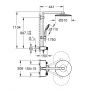 Zestaw prysznicowy ścienny termostatyczny z deszczownicą starlight chrome 26507000 Grohe Euphoria zdj.2