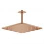 Deszczownica z ramieniem 31x31 cm kwadratowa brushed warm sunset 26566DL0 Grohe Rainshower zdj.1