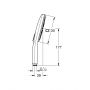 Słuchawka prysznicowa starlight chrome 26582000 Grohe Rainshower zdj.2