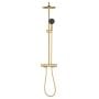 Zestaw prysznicowy ścienny termostatyczny z deszczownicą brushed cool sunrise 26677GN1 Grohe Vitalio Start Shower System zdj.3