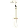 Zestaw prysznicowy ścienny termostatyczny z deszczownicą brushed cool sunrise 26677GN1 Grohe Vitalio Start Shower System zdj.4