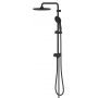 Zestaw prysznicowy ścienny z deszczownicą czarny 266802431 Grohe Vitalio Start System zdj.5